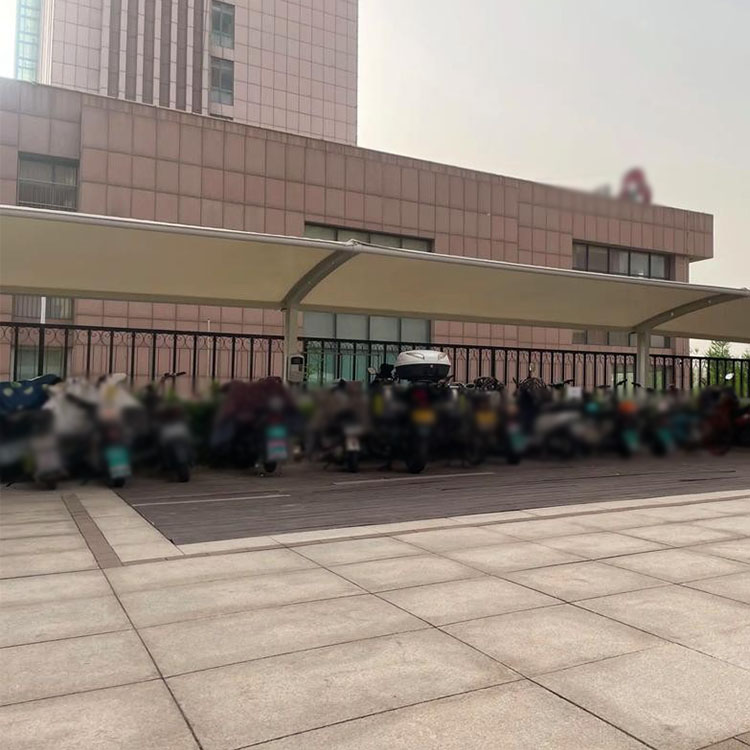 思南县膜结构电动车棚